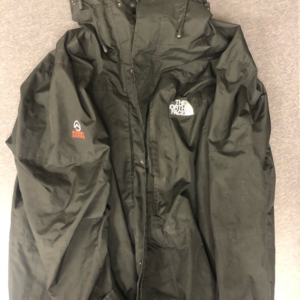 Vintage XL black north face summit series jacket